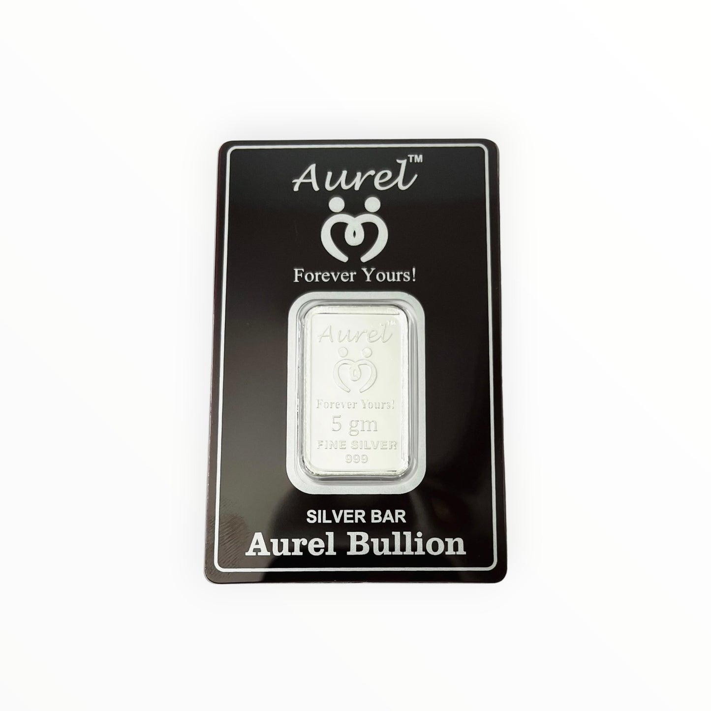 Aurel 5 Grams Silver Bar With 999 Purity