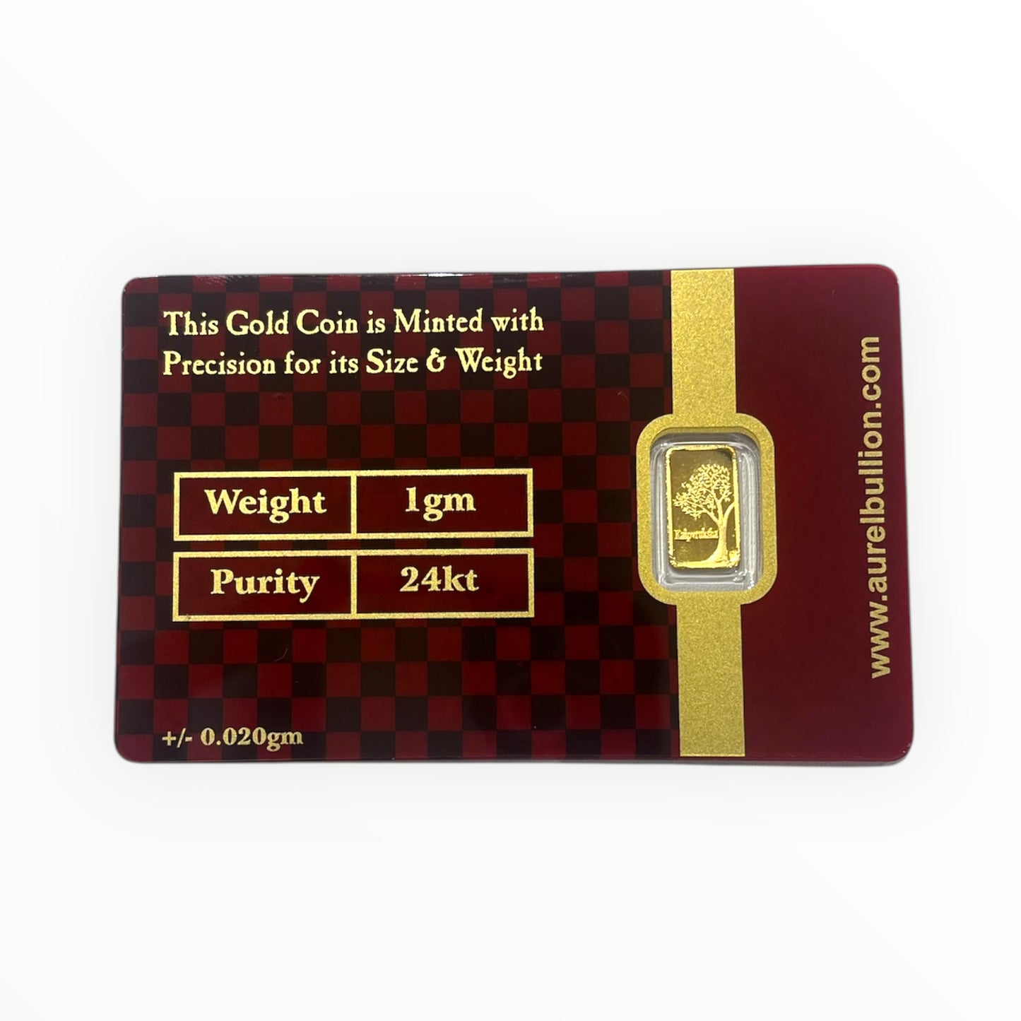 Aurel 1 GM Gold Bar with 999 Purity