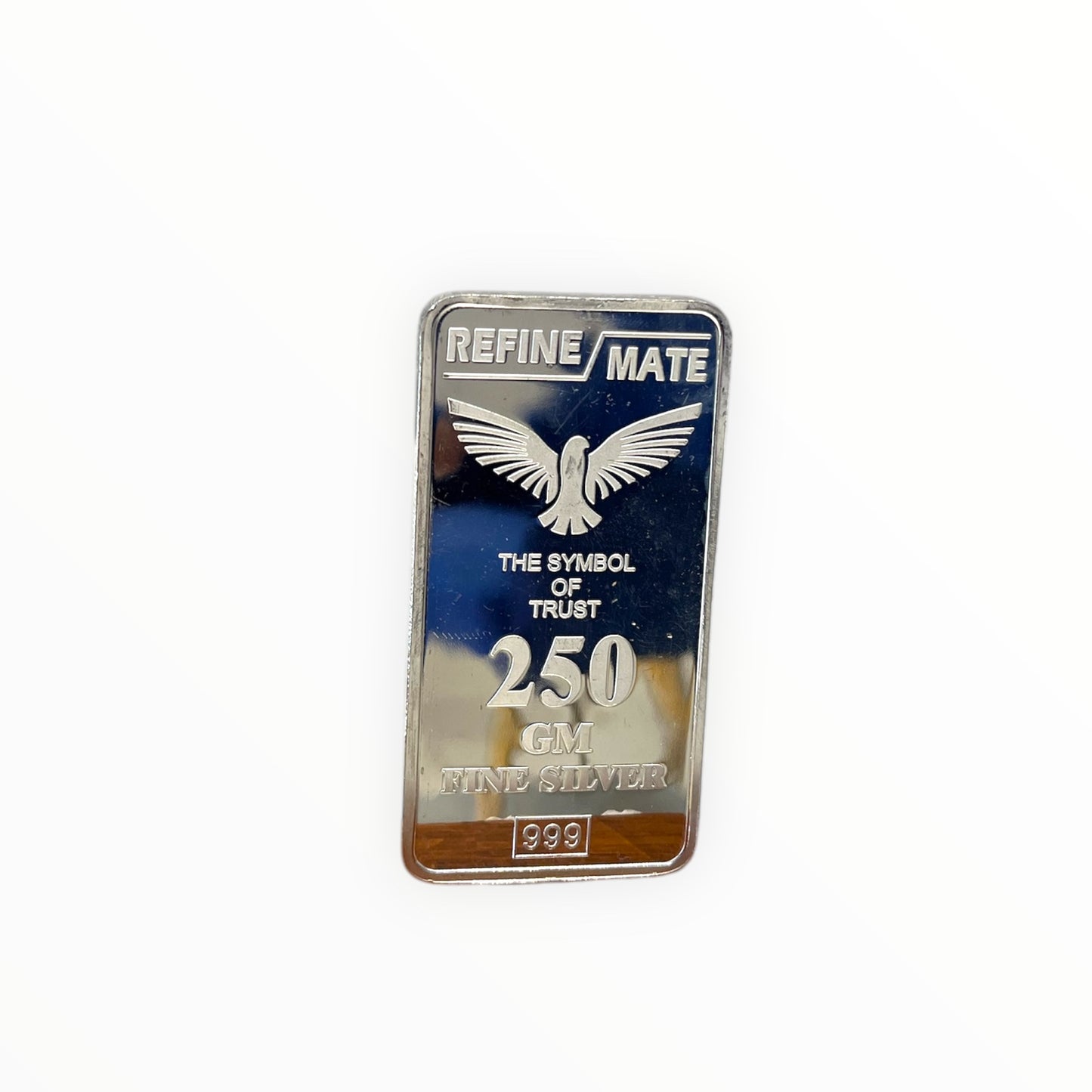 250 GM Minted Silver Bar with 999 Purity