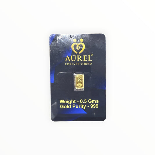 Aurel 0.5 GM Gold Bar (999 Purity)