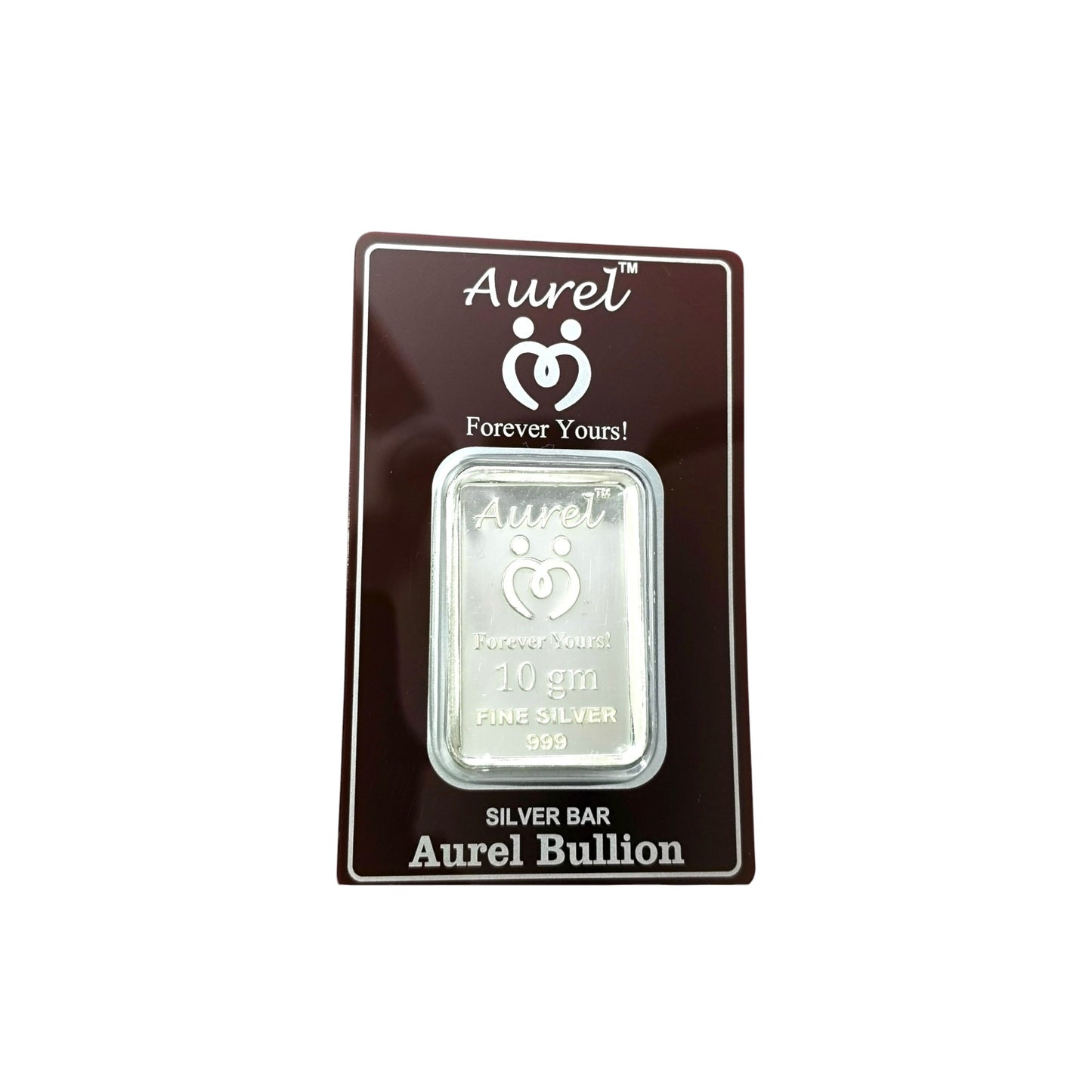 Aurel 10 Gram Silver Bar With 999 Purity