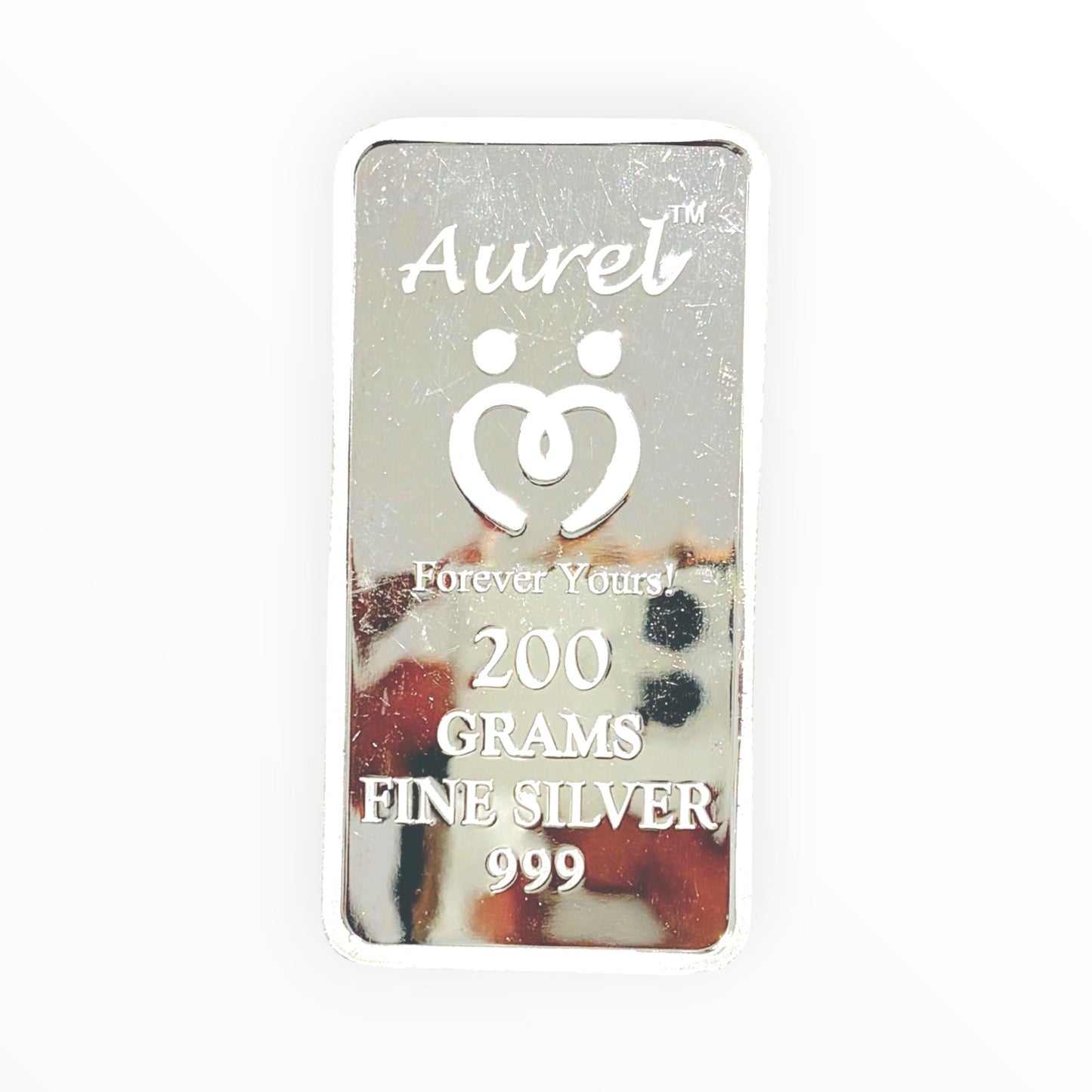 Aurel Forever Yours | 200g Silver Bar (999 Purity)