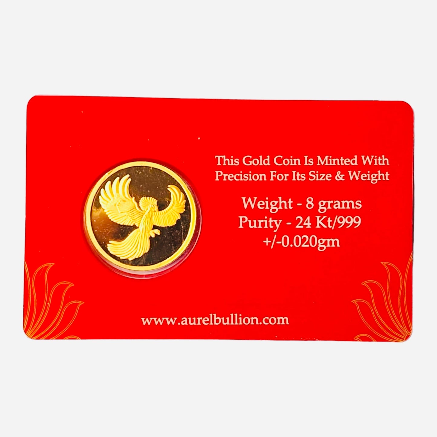 Aurel 8 GMs Gold Ginni with 999 Purity