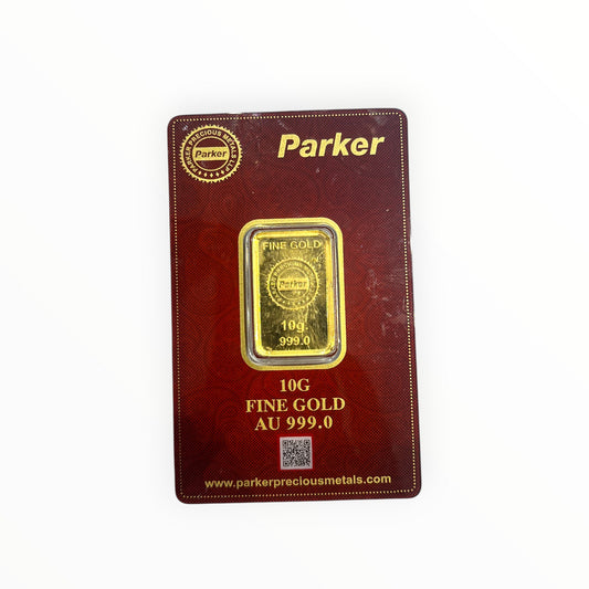 Parkar 10 GM Gold Bar – 999 Purity