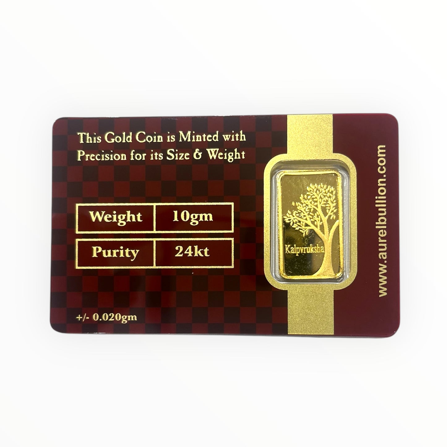 Aurel 10 GM Gold Bar with 999 Purity