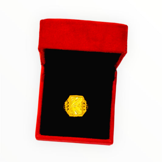 Aurel Forever Yours Gold Gents Ring