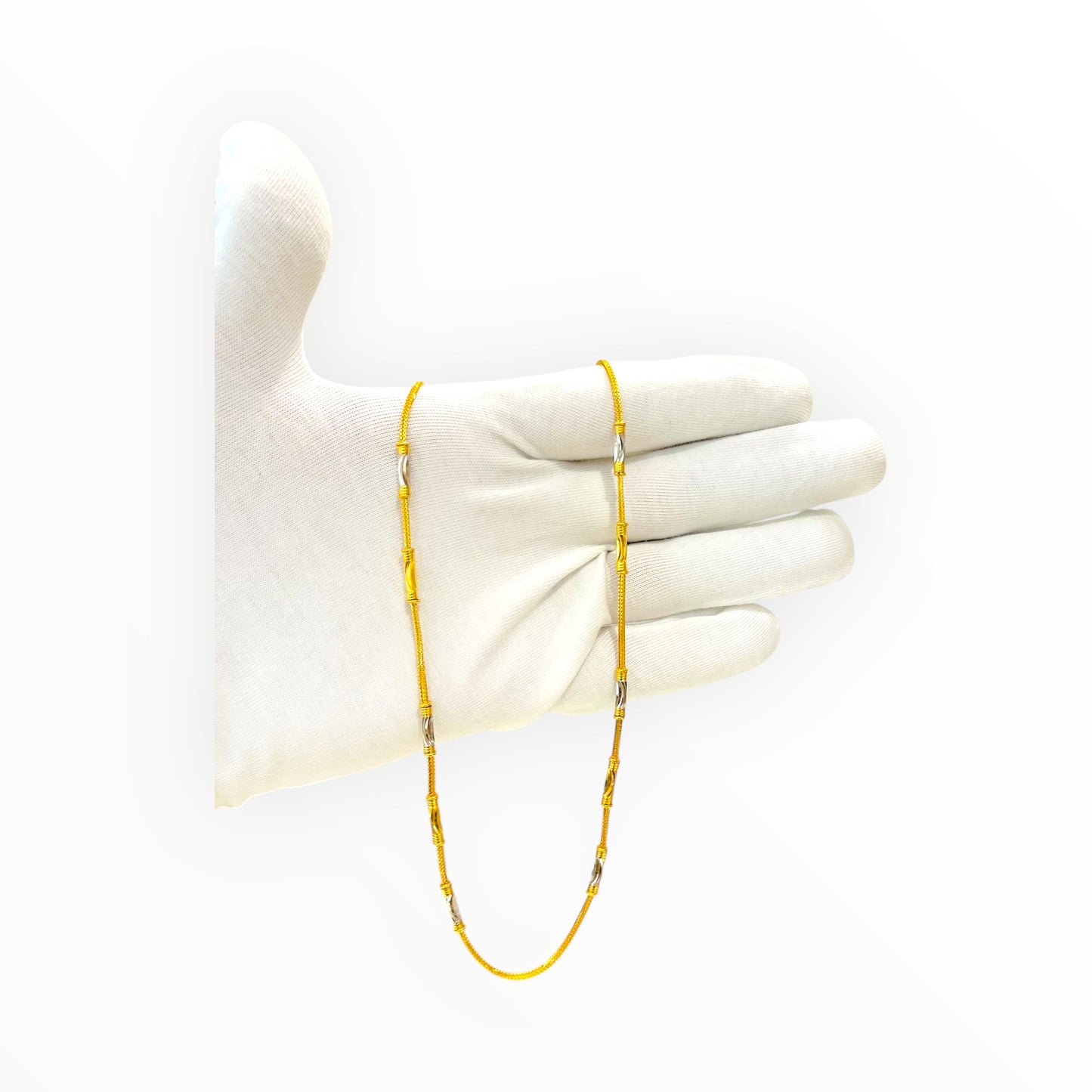 Aurel Gold Chain With 91.6 Purity  (9.350 Grams)