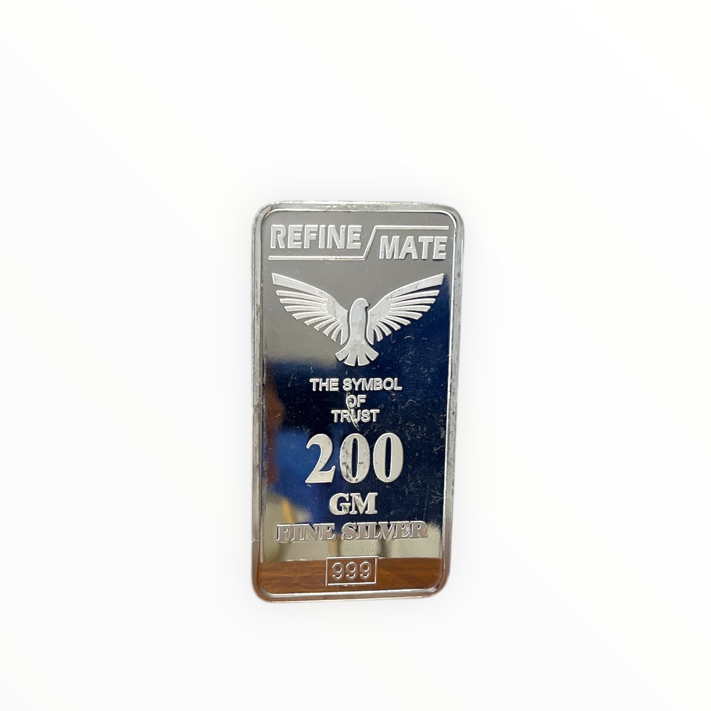 200 GM Minted Silver Bar With 999 Purity