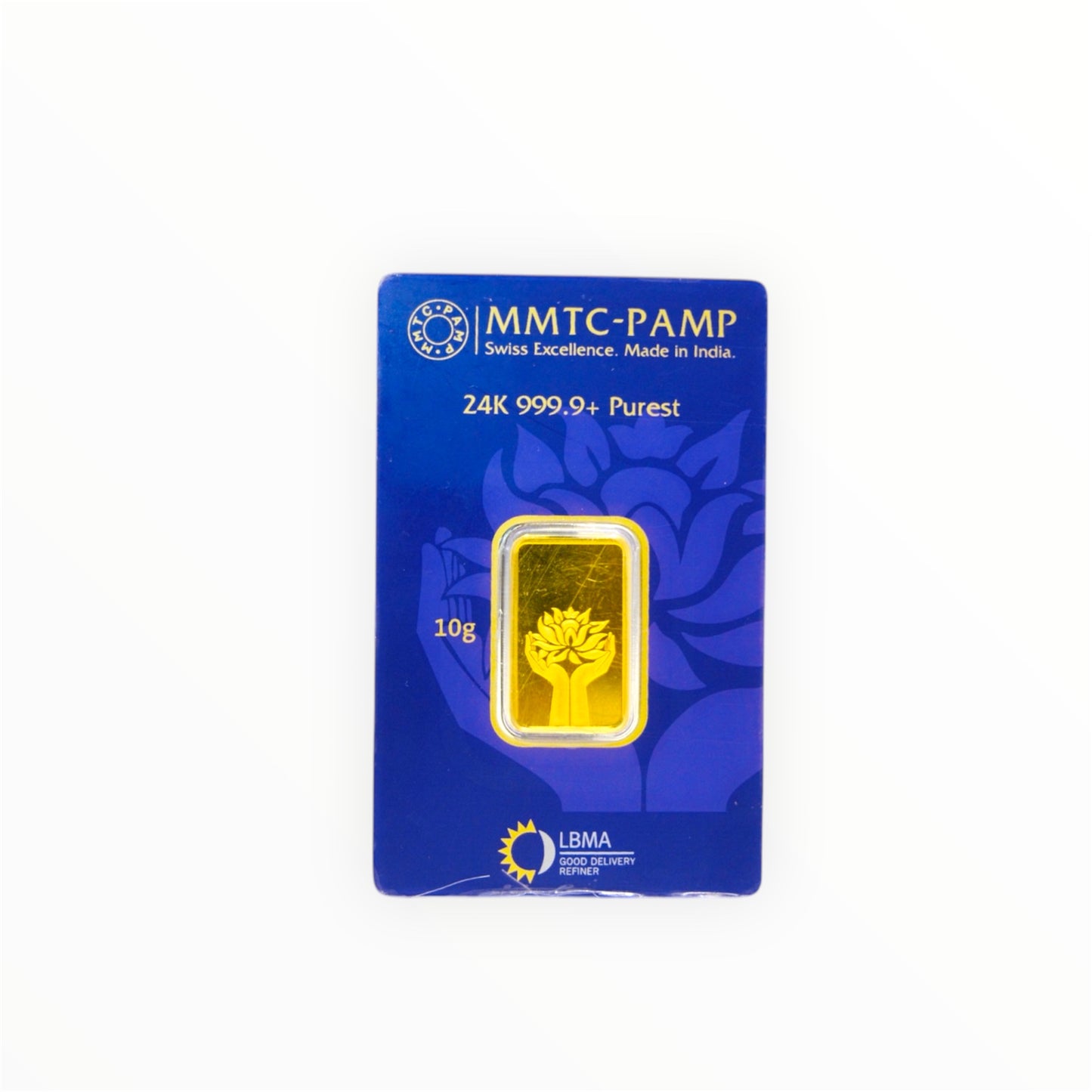 MMTC PAMP  10 Gram 999.9 Pure Gold Bar