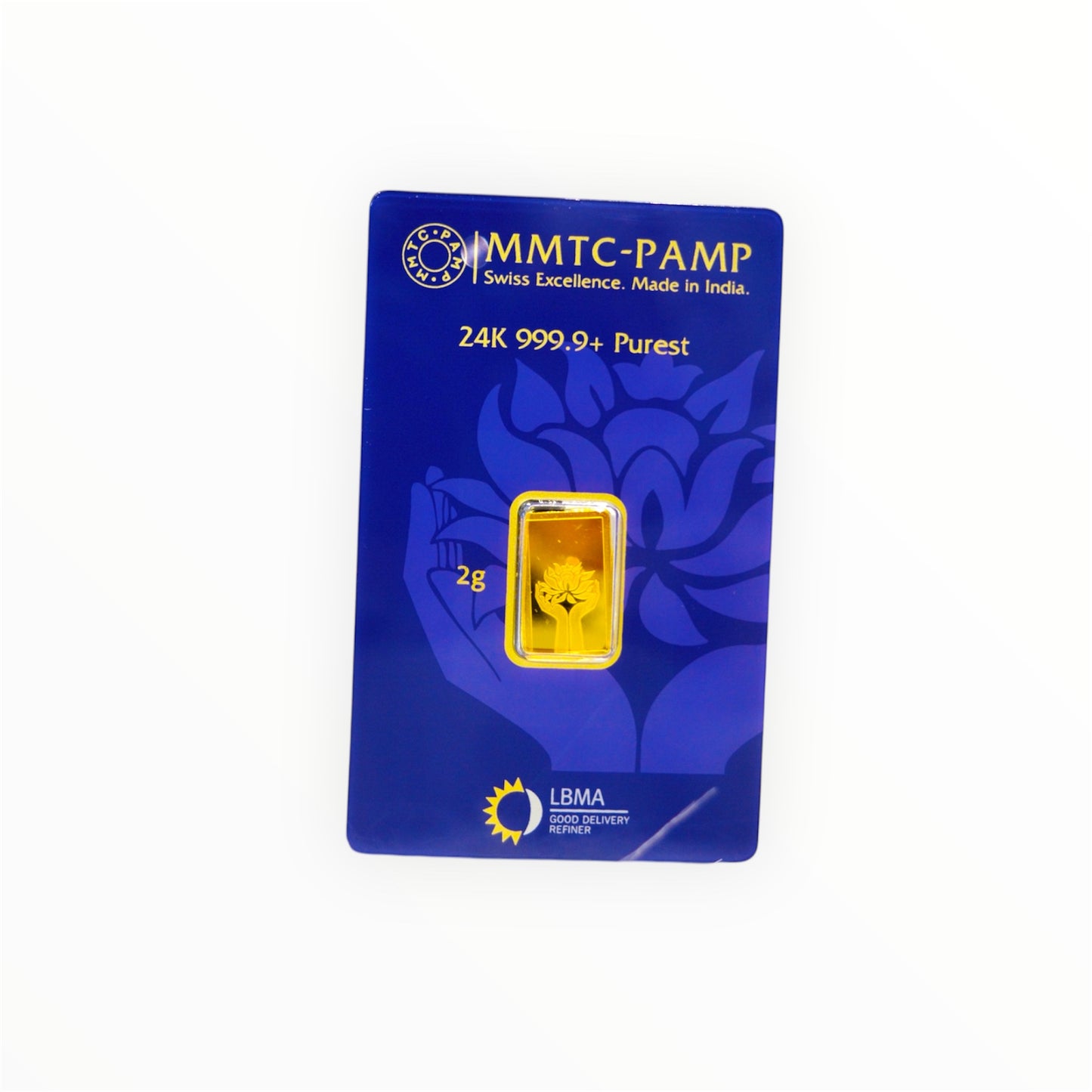 MMTC PAMP 2 Gram 999.9 Pure  Gold Bar