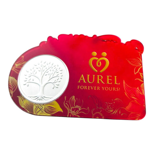 Aurel 10g Silver Gift Bar – 999 Fine Silver, Premium Edition