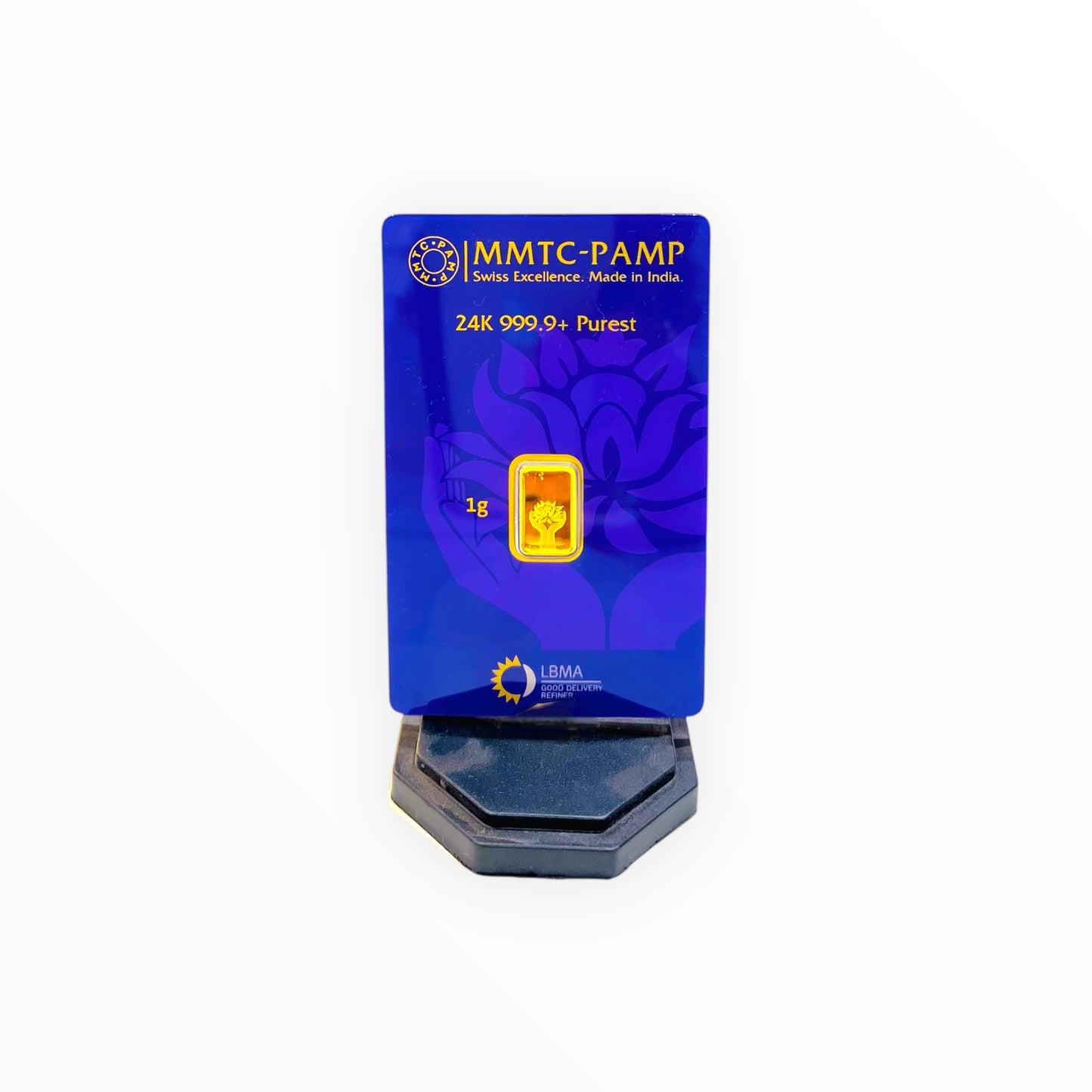 MMTC PAMP  1 Gram 999.9 Pure Gold Bar
