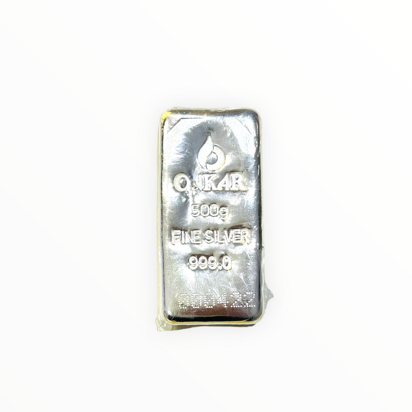 500 GM Onkar Cast  Silver Bar With 999 Purity
