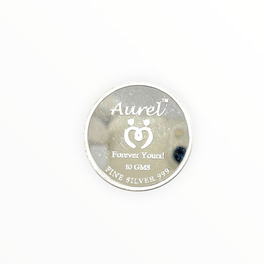 Aurel 10 GM Silver Coin - 999 Purity