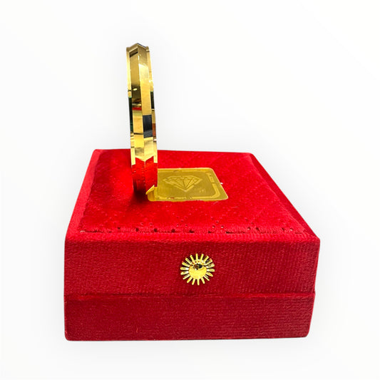 Aurel Gold Gents Kada With 91.6 Purity