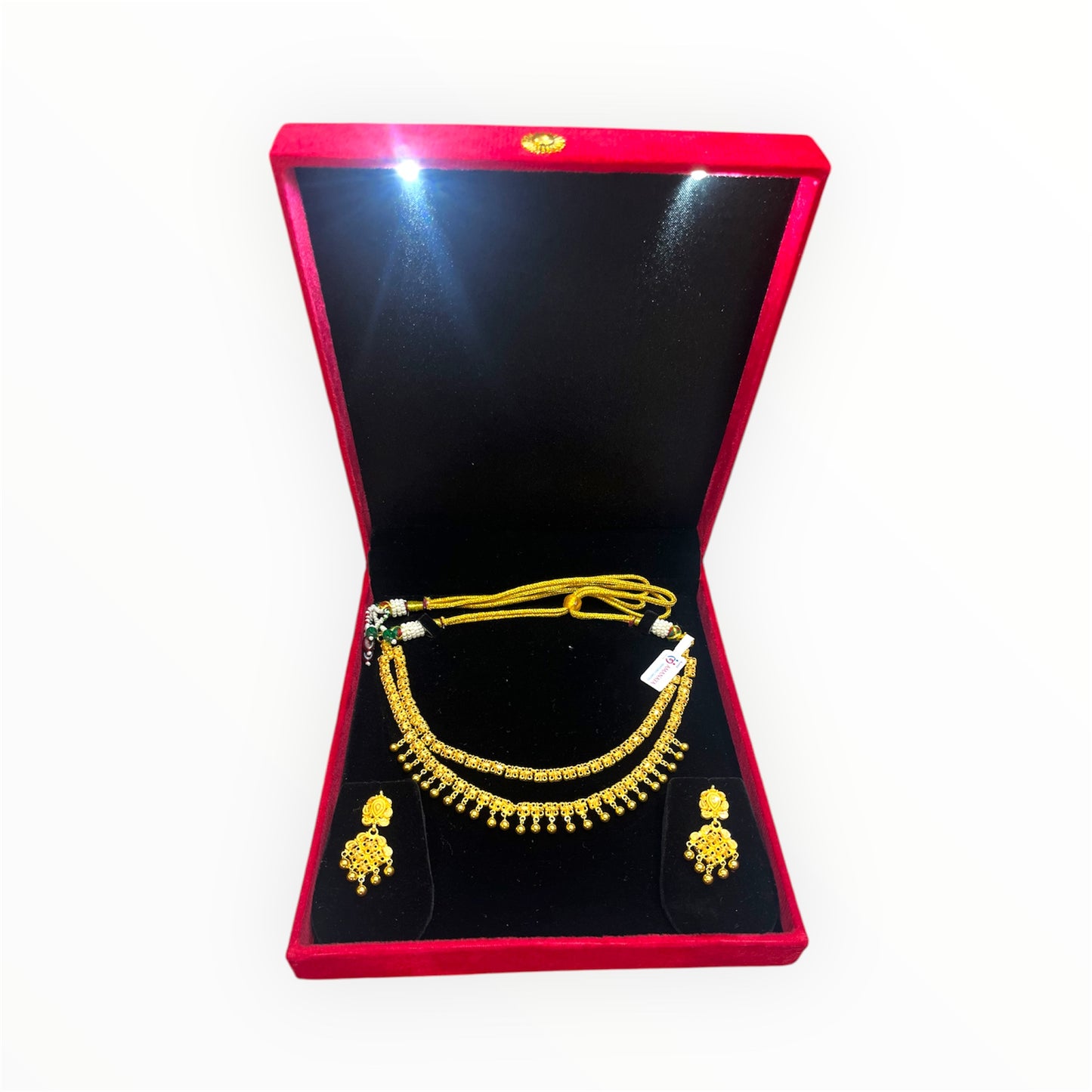 Aurel Gold Bridal Set With 91.6 Purity