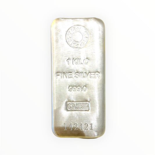 MMTC 1 Kg Silver Bar With 999.9 Purity With Certificate