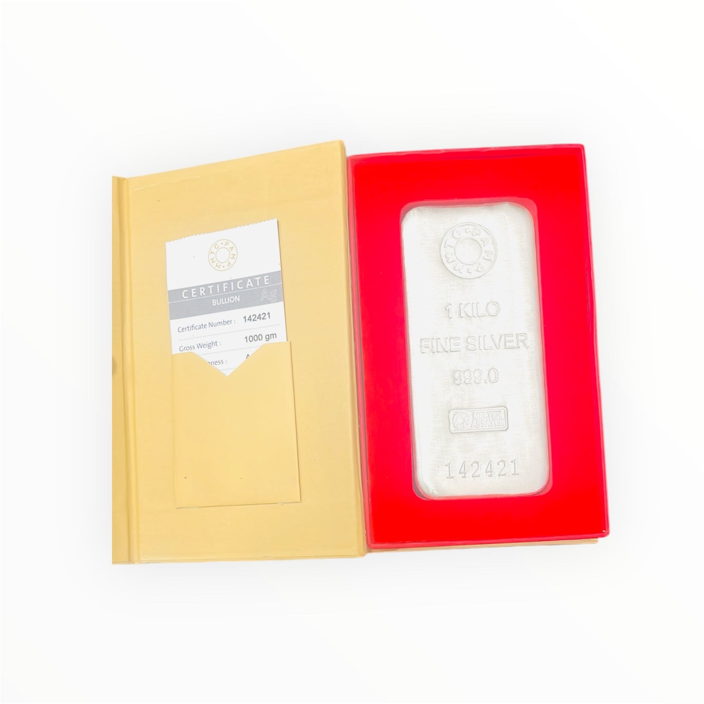 MMTC 1 Kg Silver Bar With 999.9 Purity With Certificate