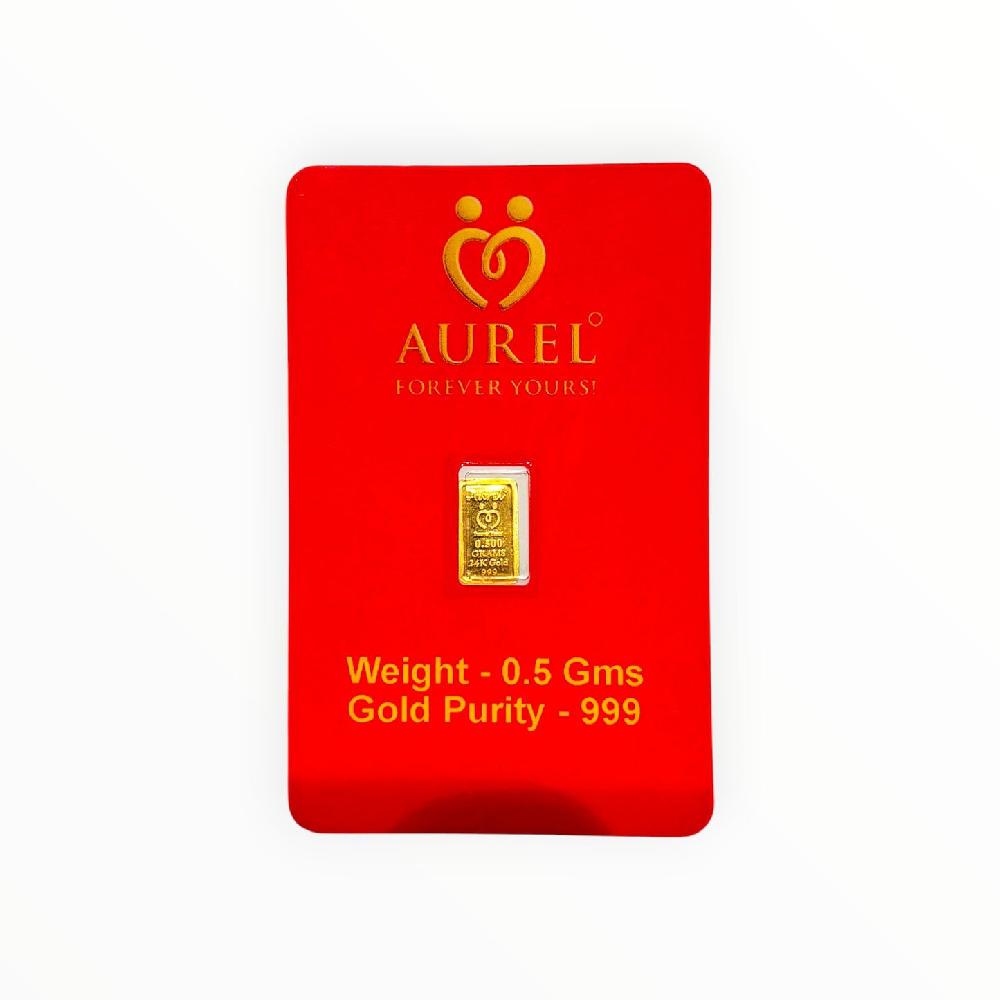 Aurel 0.5 GM Gold Bar (999 Purity)