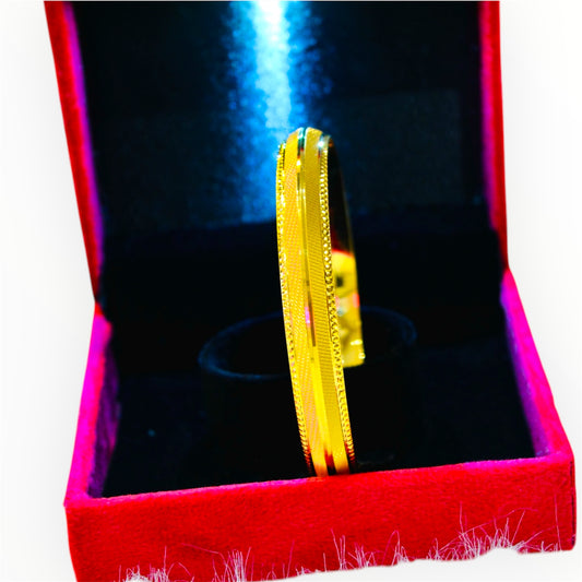 Aurel Gold Gents Kada With 91.6 Purity