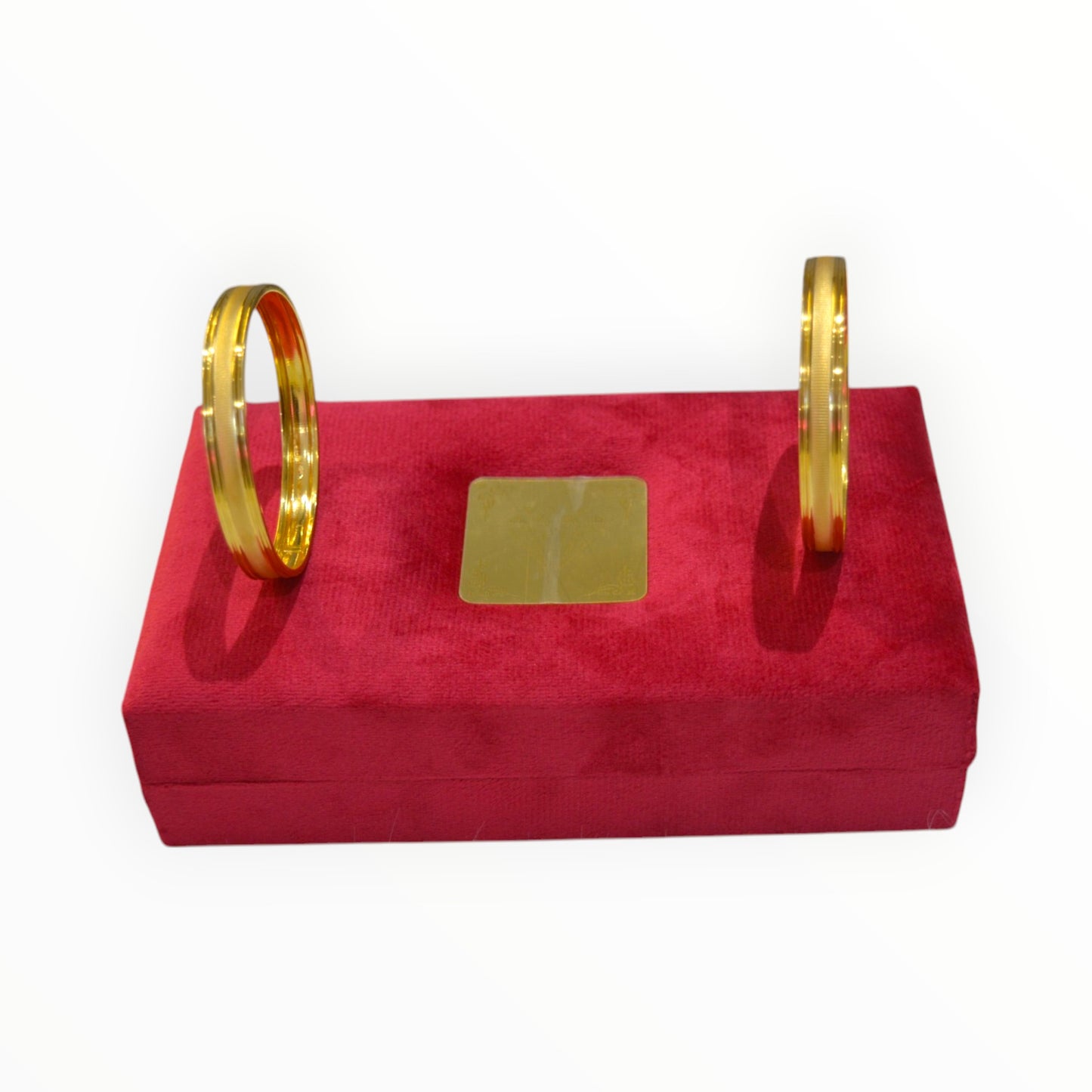 Aurel Gold Bangles With 91.6 Purity