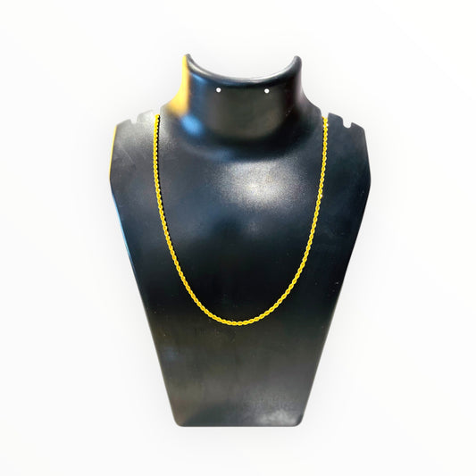 Aurel Gold Silky Chain With 91.6 Purity (5.100 Grams)