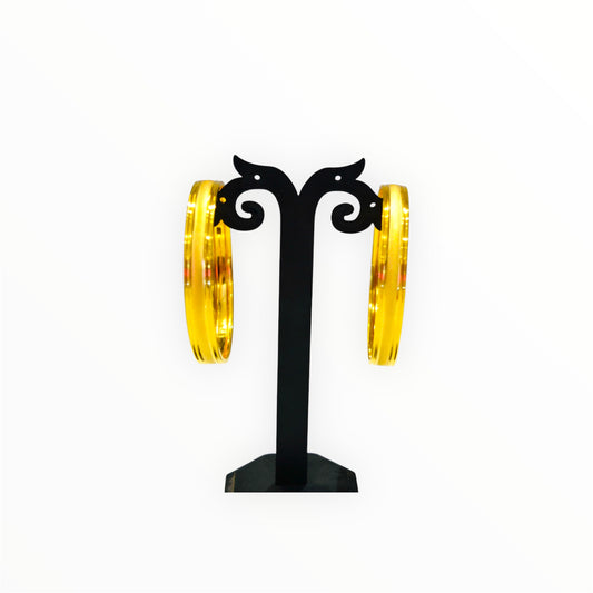 Aurel Gold Bangles With 91.6 Purity