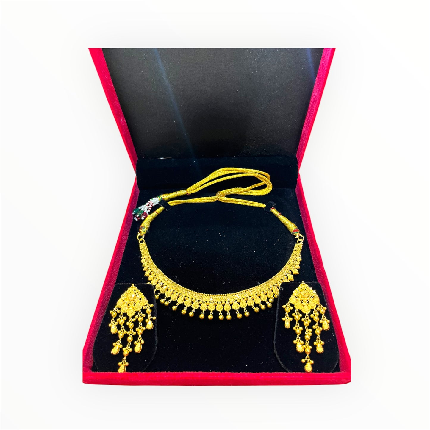 Aurel Gold Bridal Set With 91.6 Purity